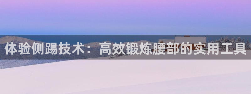 好博体育官网下载平台假的吗是真的吗吗：体验侧踢技术：